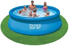 Easy Pool, Intex, mit aufblasbarem Rand, 366 cm * 76
cm, ohne Pumpe, Quick up,