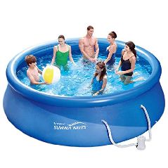 Summer Waves Fast Set Quick Up Pool 366x91cm Swimming
Pool Familien Schwimmbad mit Filterpumpe