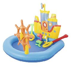 ZXL Aufblasbare Kreuzfahrtschiffe Planschbecken Babyschwimmbad
Kiddie Pools Entertainment Center für Kinder